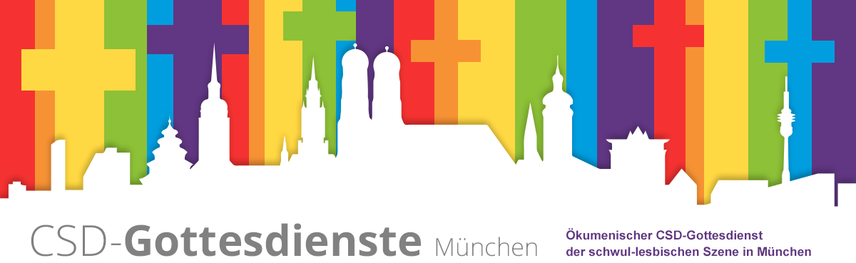 Oekumenischer CSD-Gottesdienst der schwul-lesbischen Szene in Muenchen